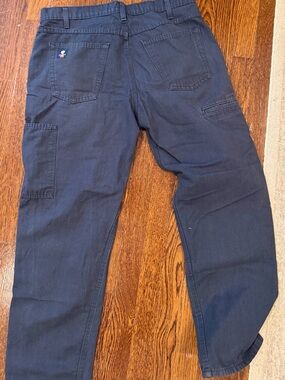 Men's Tyndale FR work pants navy blue M295T